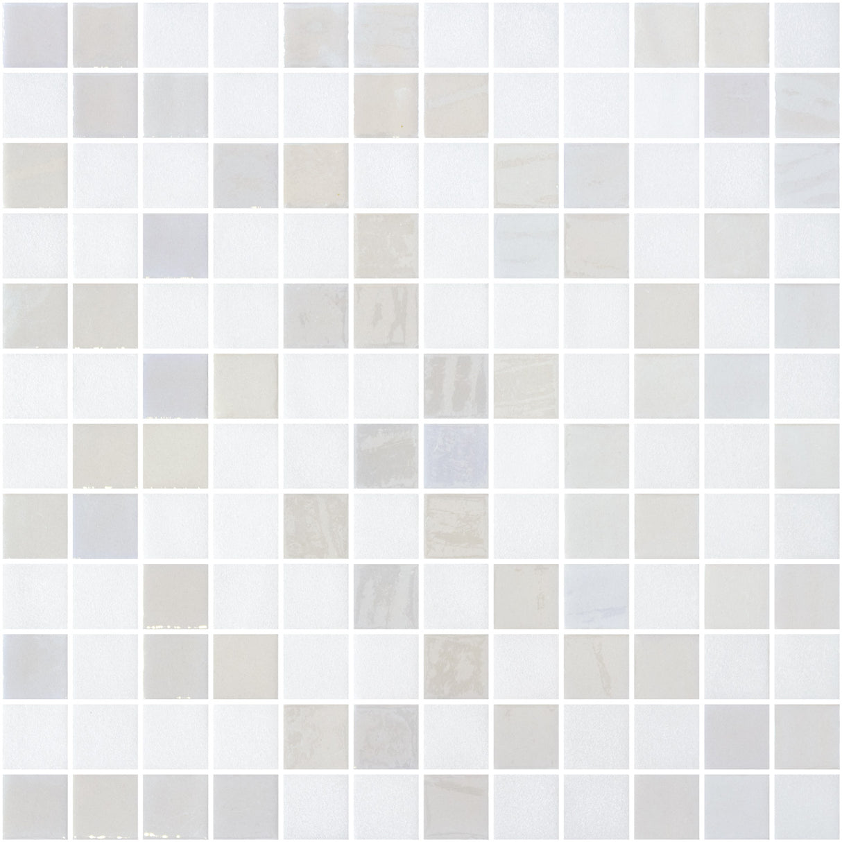 Mozaic Onix, Stoneglass Opalo Blanco, Mat, Sticla, Aspect Uni, 29x29cm