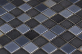 Mozaic Onix, Stoneglass Opalo Negro, Mat, Sticla, Aspect Uni, 29x29cm