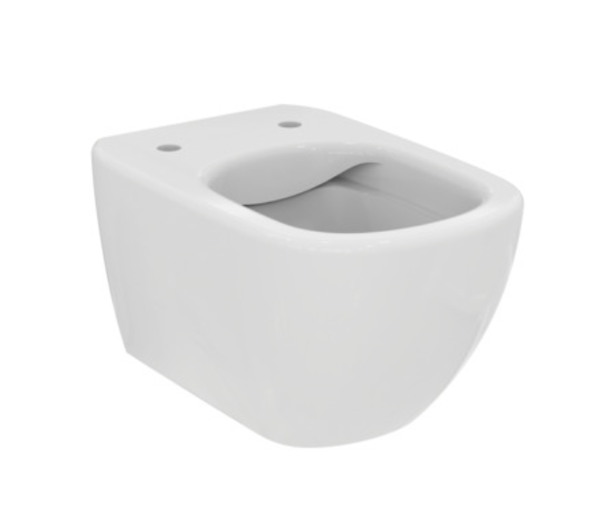 Vas Wc Tesi Ideal Standard Suspendat Rimless+, 53X36 Cm, Fixare Complet Ascunsa Easyfix+ (Doar Cu Capacele T552101 Si T552201)